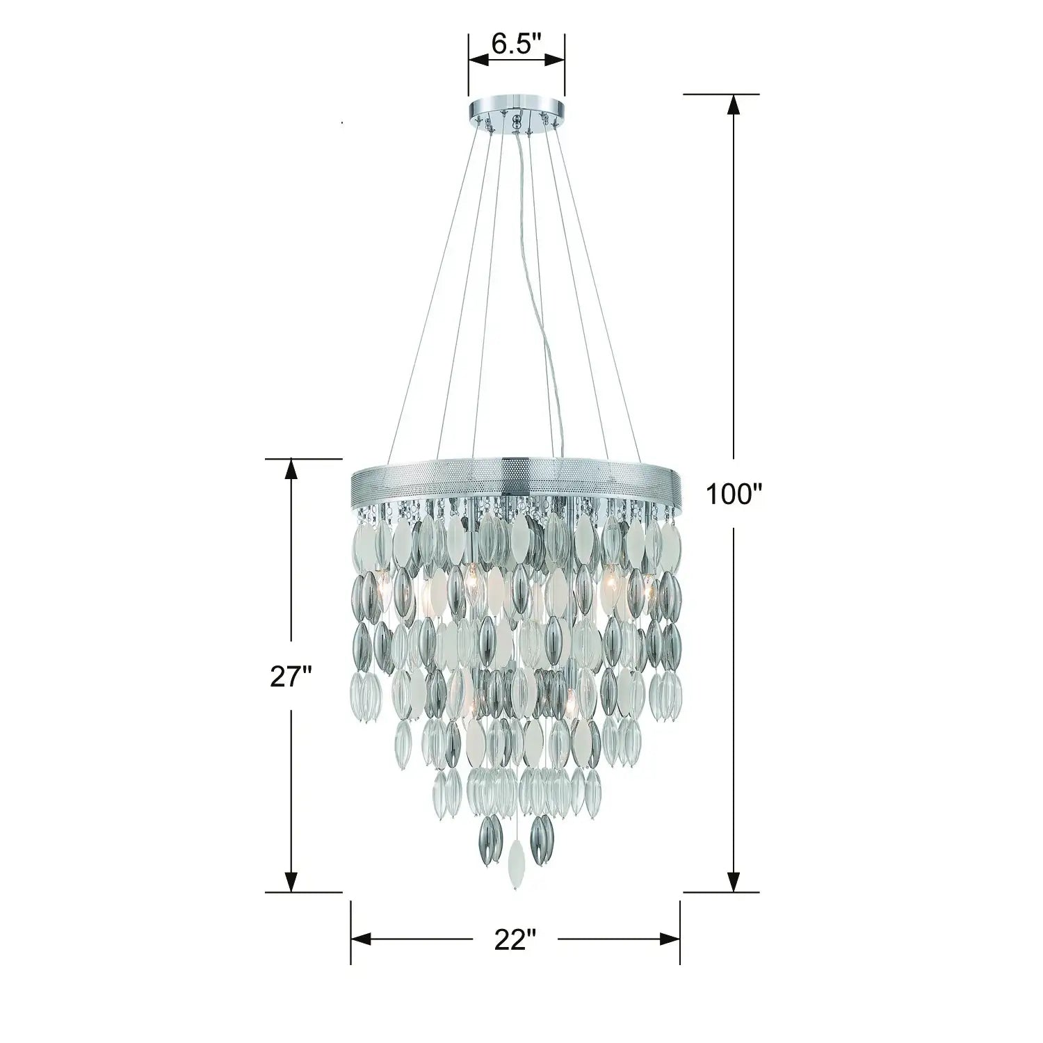 CRYSTORAMA, HUDSON CHANDELIER, CHANDELIER LIGHT