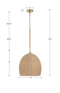 CRYSTORAMA, JACE SOFT PENDANT, PENDANT LIGHT