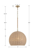 CRYSTORAMA, JACE SOFT PENDANT, PENDANT LIGHT