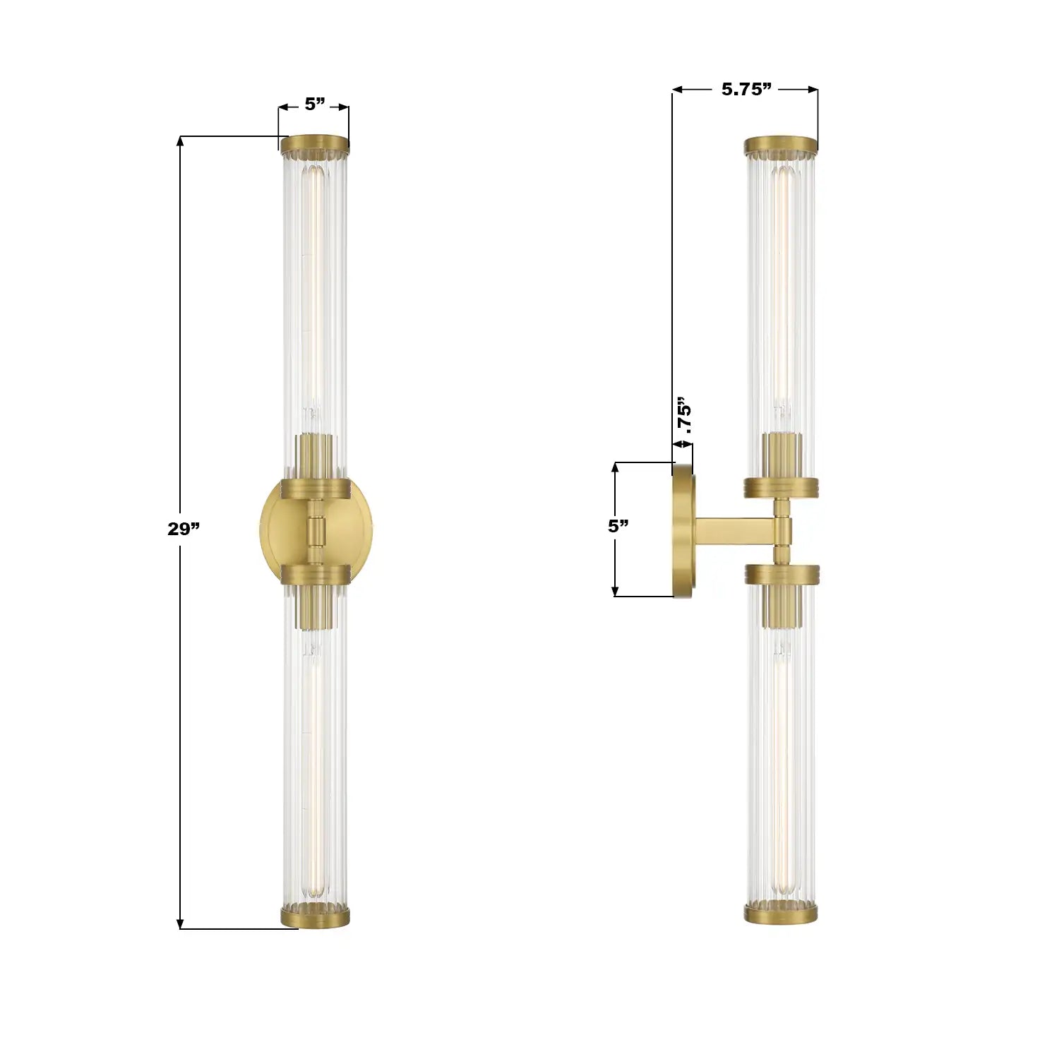 CRYSTORAMA, JARVIS LED SCONCE, WALL SCONCES