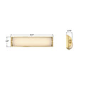 CRYSTORAMA, JARVIS INTEGRATED LED SCONCE, WALL SCONCES