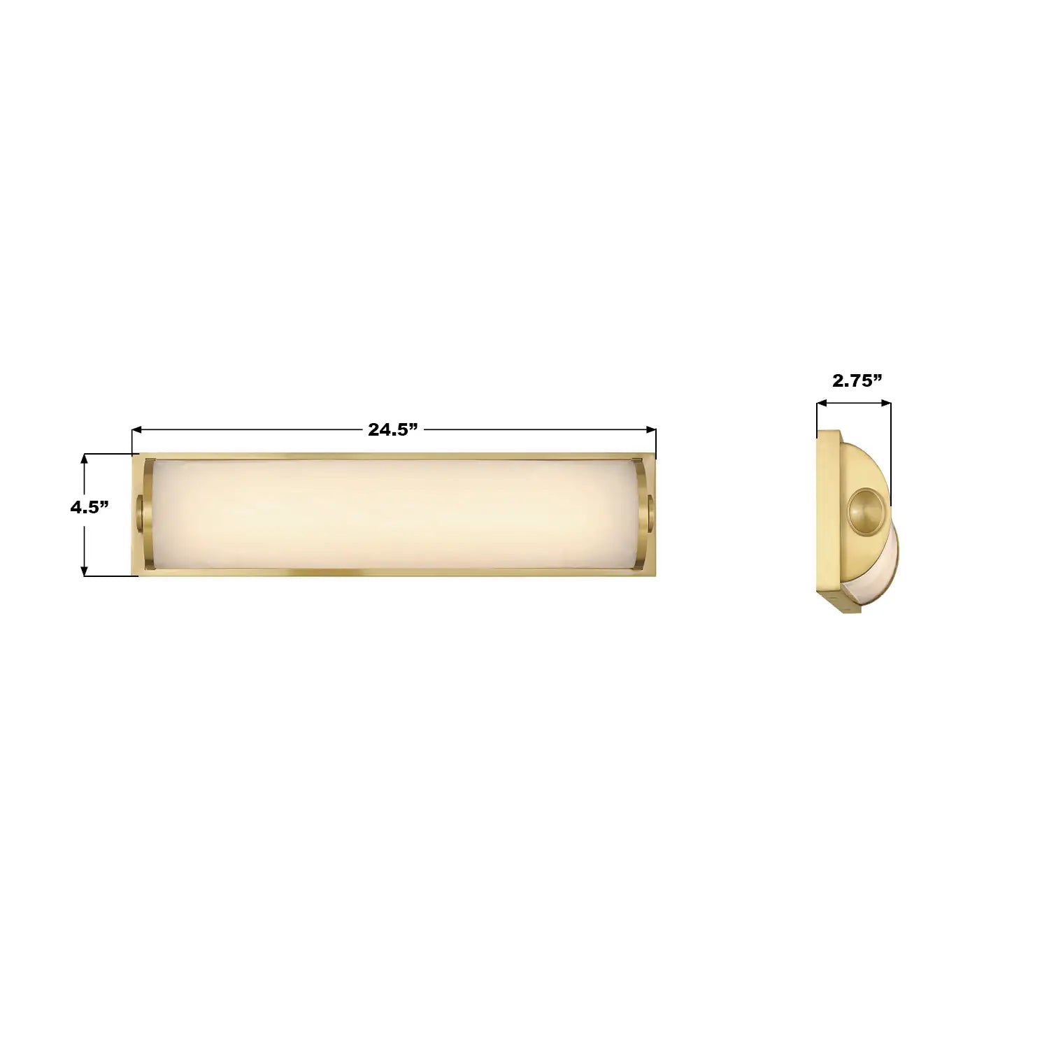 CRYSTORAMA, JARVIS INTEGRATED LED SCONCE, WALL SCONCES