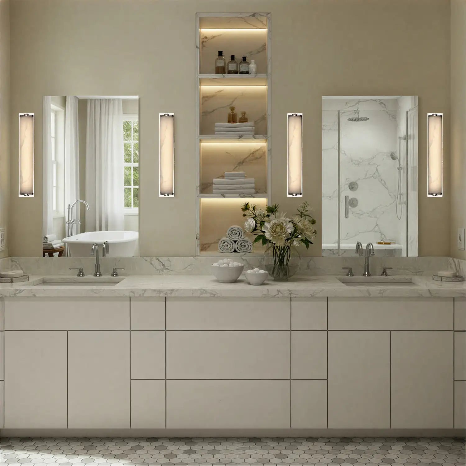 CRYSTORAMA, JARVIS INTEGRATED LED SCONCE, WALL SCONCES