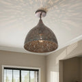 CRYSTORAMA, JASMINE SEMI FLUSH MOUNT, FLUSH MOUNT CEILING LIGHTS