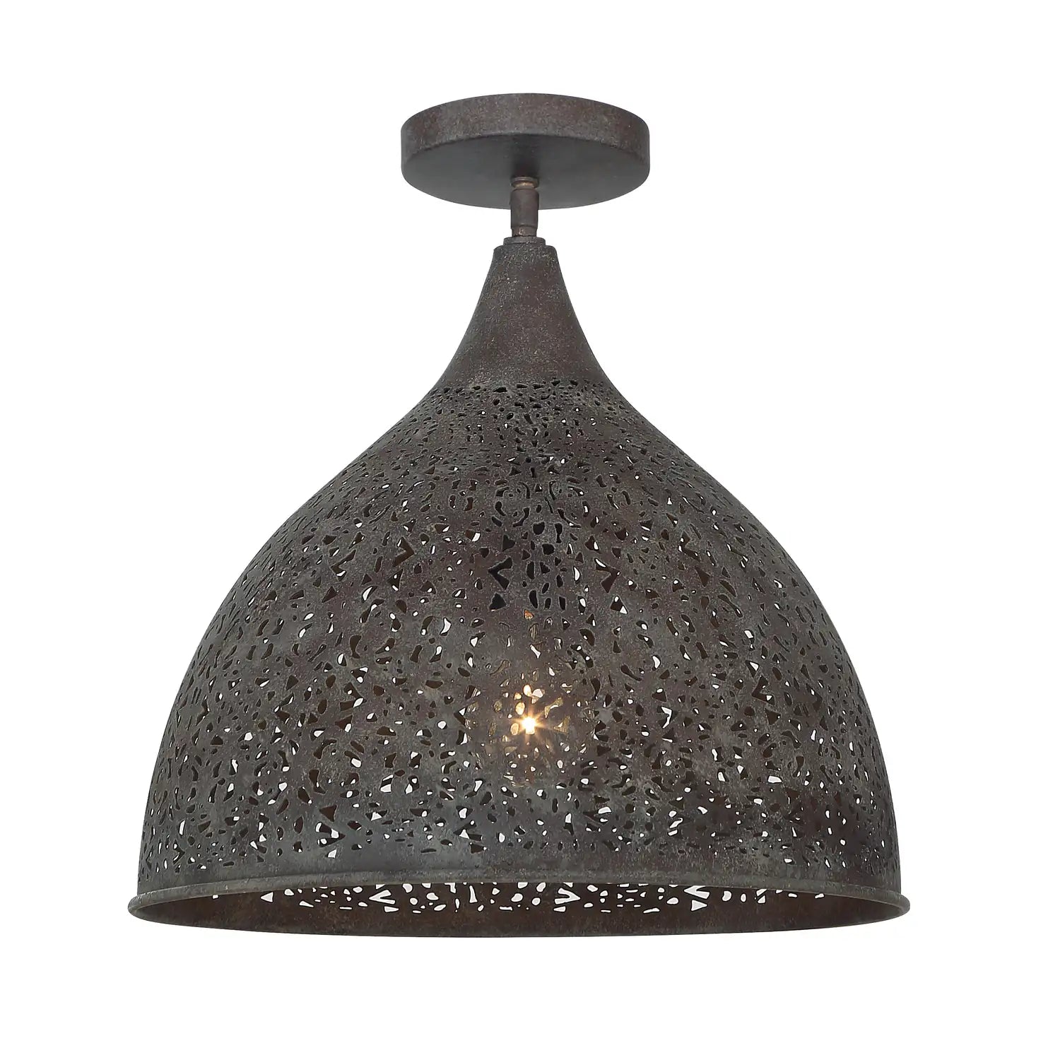 CRYSTORAMA, JASMINE SEMI FLUSH MOUNT, FLUSH MOUNT CEILING LIGHTS