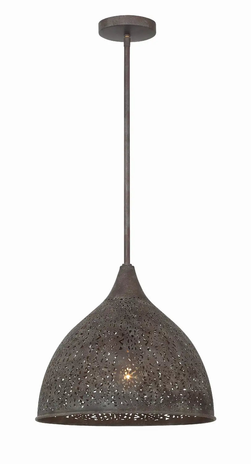 CRYSTORAMA, JASMINE FORGED PENDANT, PENDANT LIGHT