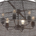 CRYSTORAMA, JASMINE FORGED CHANDELIER, CHANDELIER LIGHT