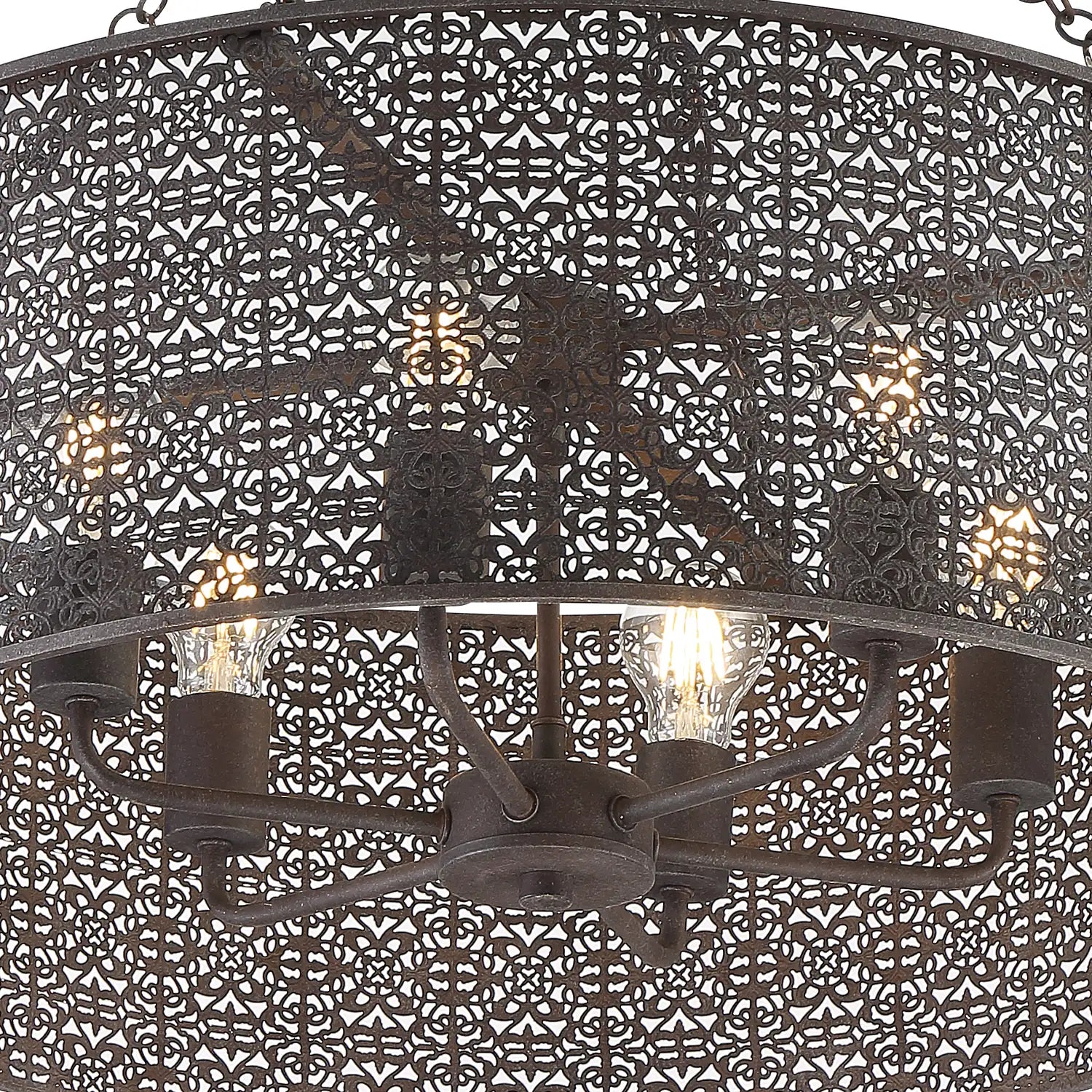 CRYSTORAMA, JASMINE FORGED CHANDELIER, CHANDELIER LIGHT