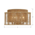 CRYSTORAMA, JAYNA BURNISHED FLUSH MOUNT, FLUSH MOUNT CEILING LIGHTS