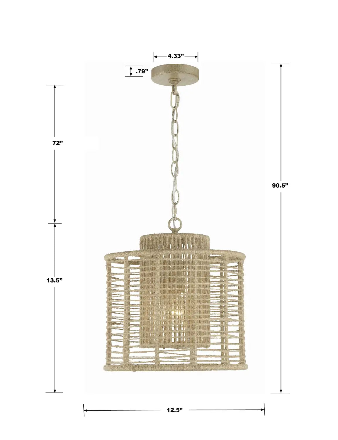 CRYSTORAMA, JAYNA BURNISHED PENDANT, PENDANT LIGHT