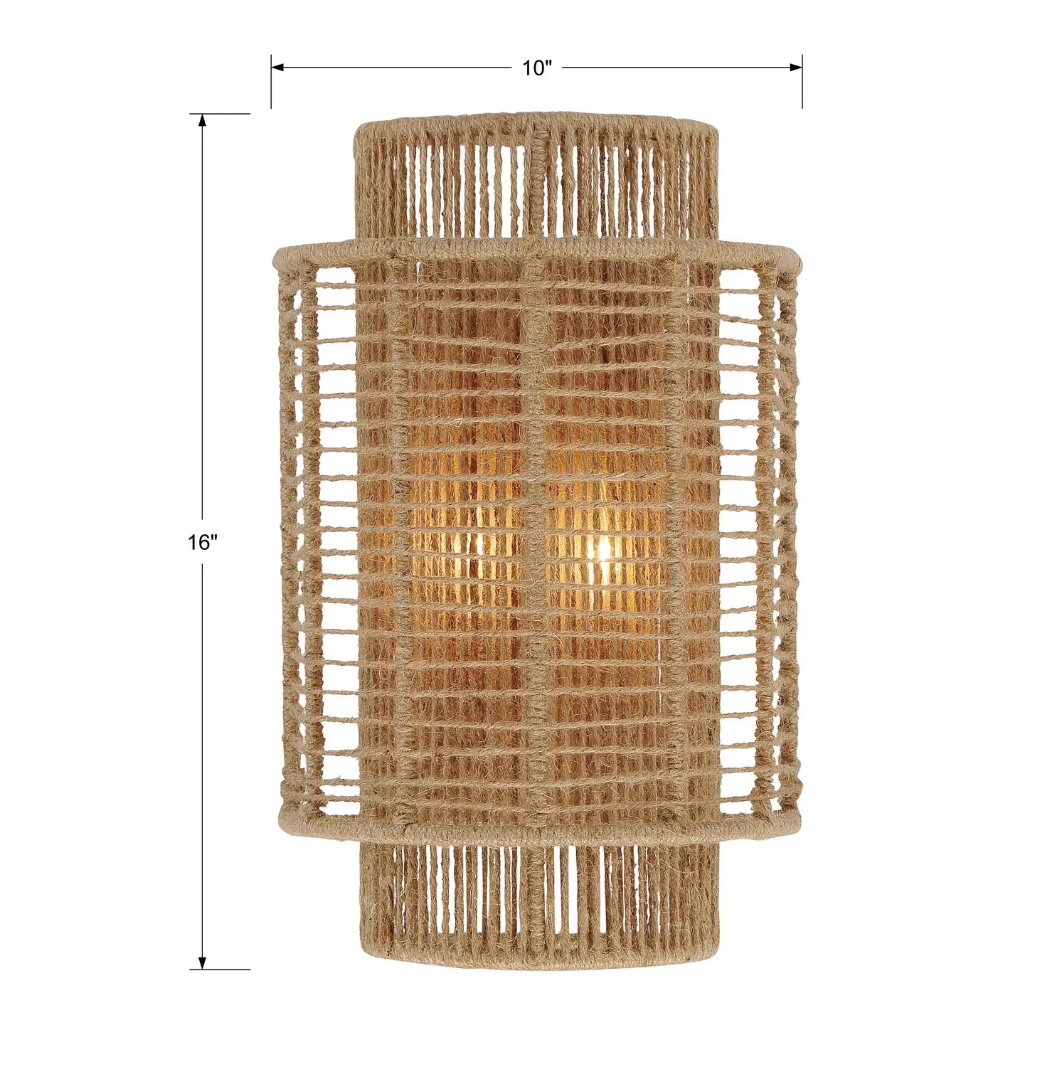 CRYSTORAMA, JAYNA BURNISHED SCONCE, WALL SCONCES