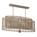 CRYSTORAMA, JAYNA BURNISHED LINEAR OVAL CHANDELIER, CHANDELIER LIGHT