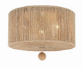 CRYSTORAMA, JESSA BURNISHED FLUSH MOUNT, FLUSH MOUNT CEILING LIGHTS