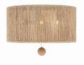 CRYSTORAMA, JESSA BURNISHED FLUSH MOUNT, FLUSH MOUNT CEILING LIGHTS