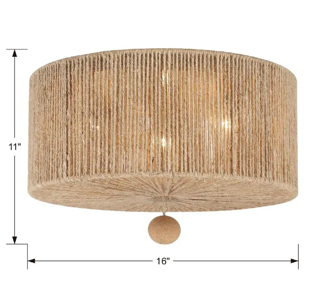 CRYSTORAMA, JESSA BURNISHED FLUSH MOUNT, FLUSH MOUNT CEILING LIGHTS