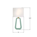 CRYSTORAMA, JORI GREEN SCONCE, WALL SCONCES