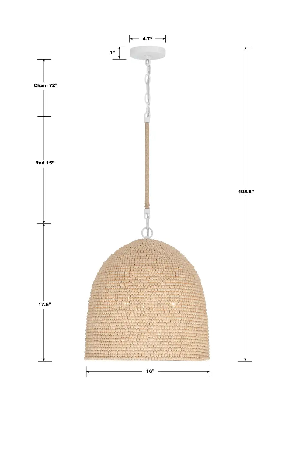 CRYSTORAMA, JASPER WOOD PENDANT, PENDANT LIGHT