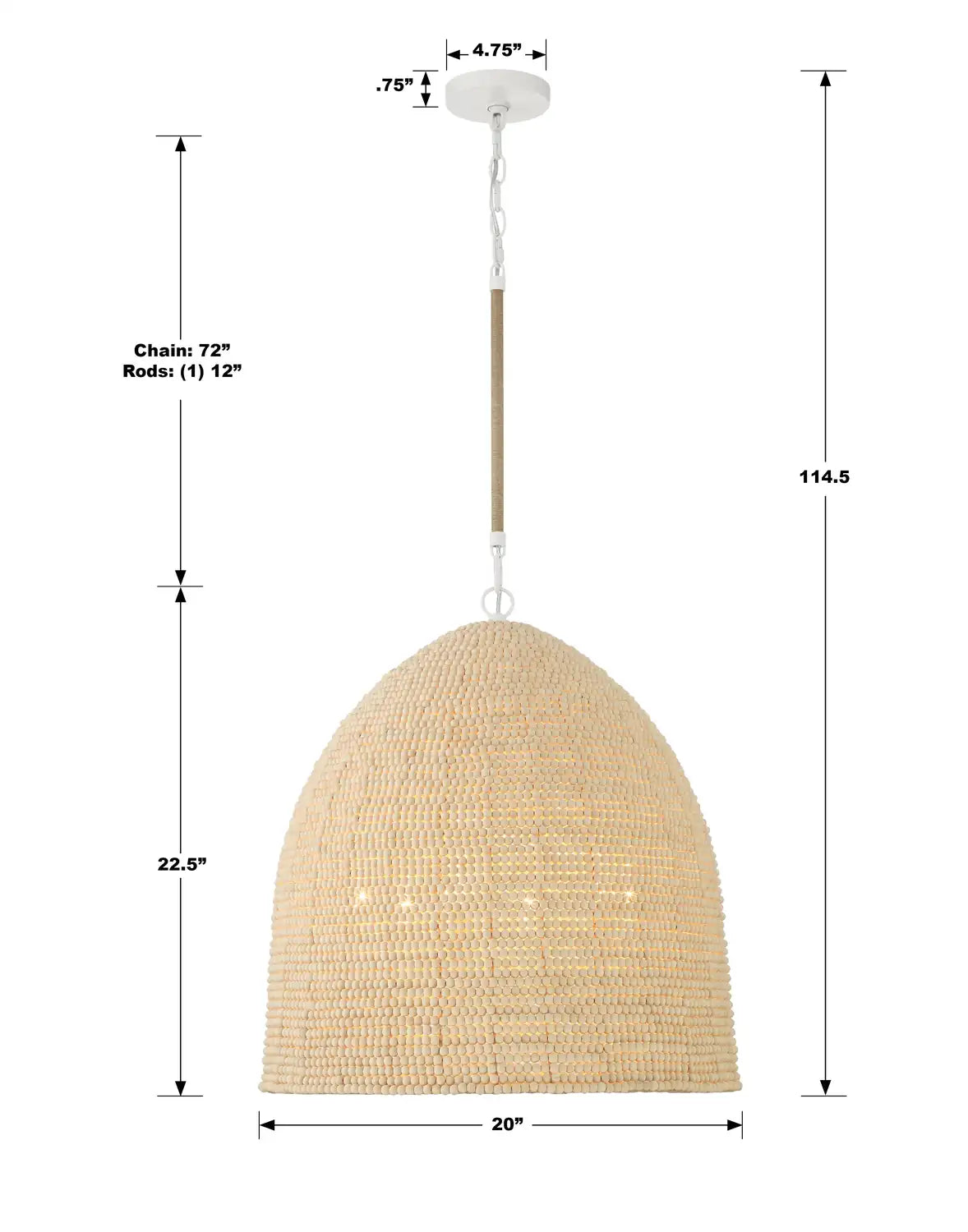 CRYSTORAMA, JASPER PENDANT, PENDANT LIGHT