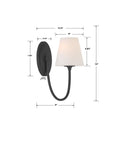 CRYSTORAMA, JUNO SCONCE, WALL SCONCES
