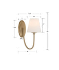CRYSTORAMA, JUNO SCONCE, WALL SCONCES