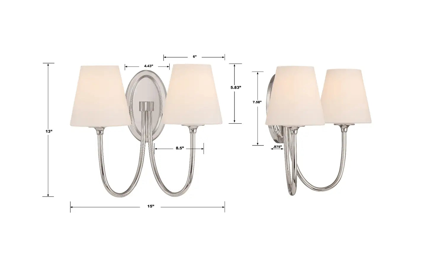 CRYSTORAMA, JUNO SCONCE, WALL SCONCES
