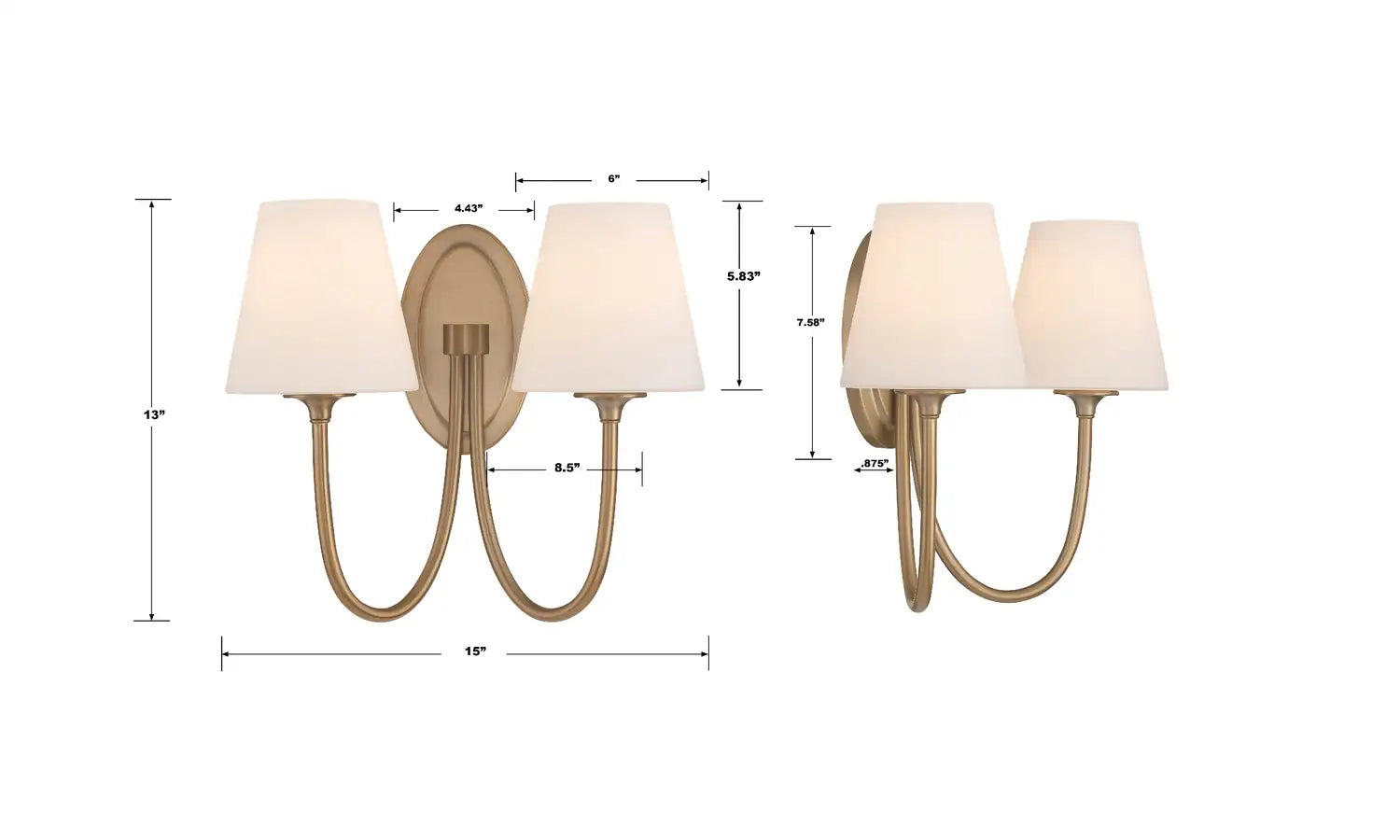 CRYSTORAMA, JUNO SCONCE, WALL SCONCES