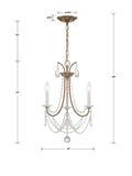 CRYSTORAMA, KARRINGTON CHANDELIER, CHANDELIER LIGHT