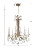 CRYSTORAMA, KARRINGTON CHANDELIER, CHANDELIER LIGHT