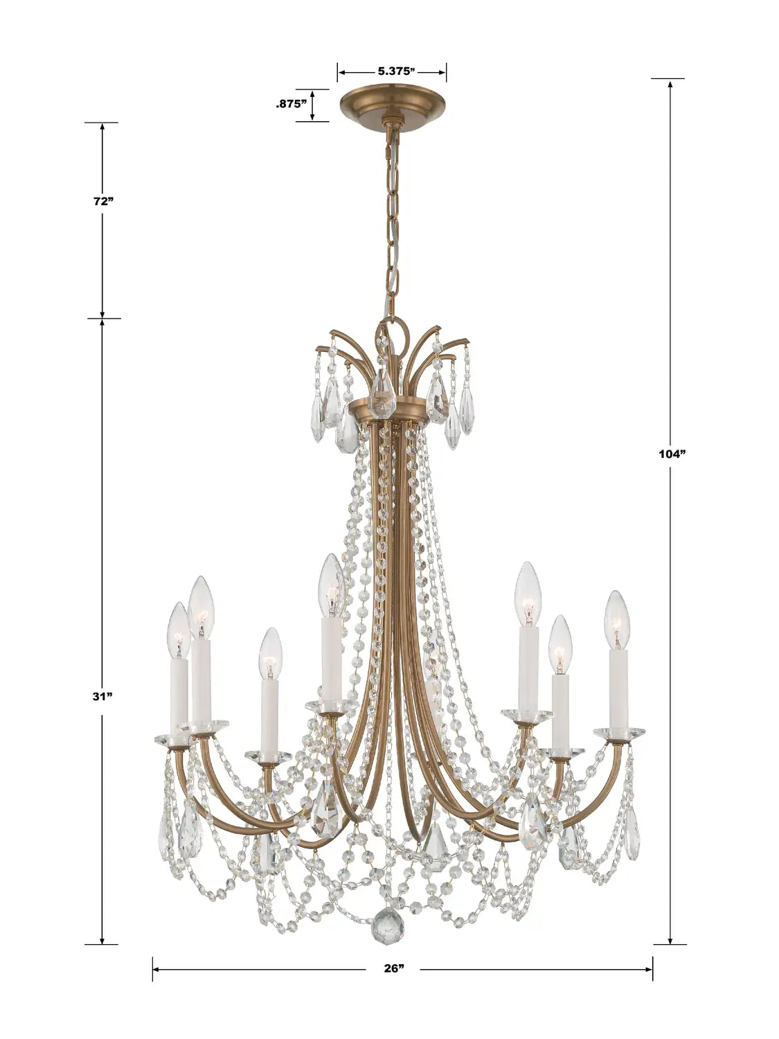 CRYSTORAMA, KARRINGTON CHANDELIER, CHANDELIER LIGHT