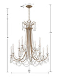 CRYSTORAMA, KARRINGTON CHANDELIER, CHANDELIER LIGHT