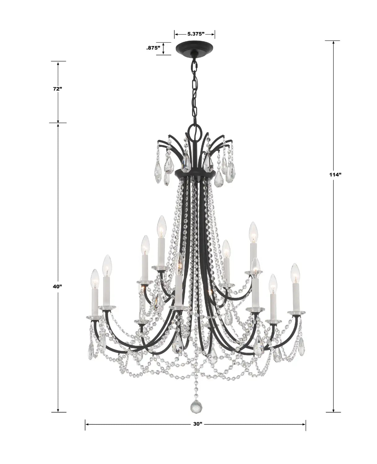 CRYSTORAMA, KARRINGTON CHANDELIER, CHANDELIER LIGHT