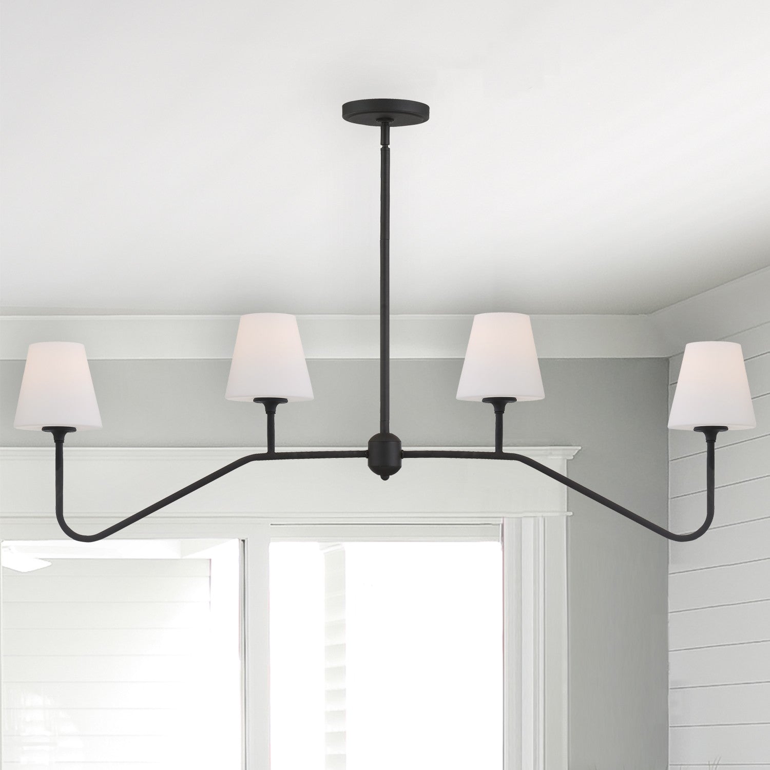 CRYSTORAMA, KEENAN LINEAR CHANDELIER, CHANDELIER LIGHT