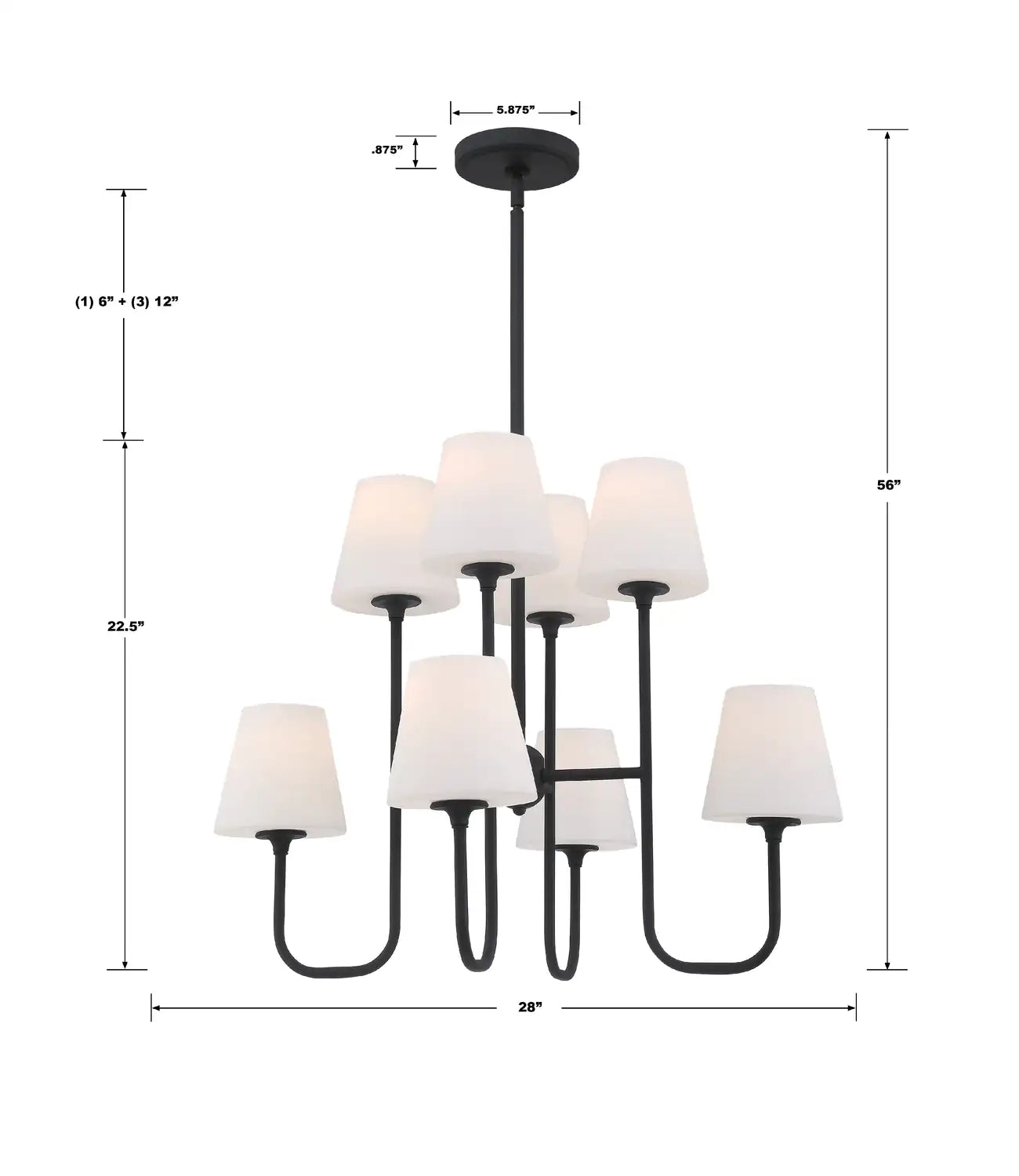 CRYSTORAMA, KEENAN CHANDELIER, CHANDELIER LIGHT