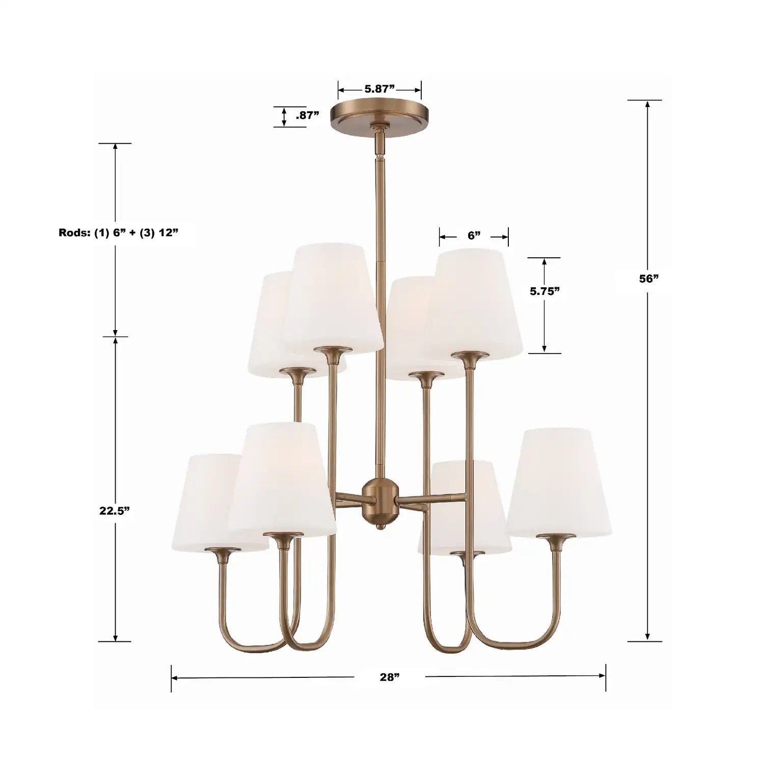 CRYSTORAMA, KEENAN CHANDELIER, CHANDELIER LIGHT