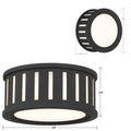 CRYSTORAMA, KENDAL FLUSH MOUNT, FLUSH MOUNT CEILING LIGHTS