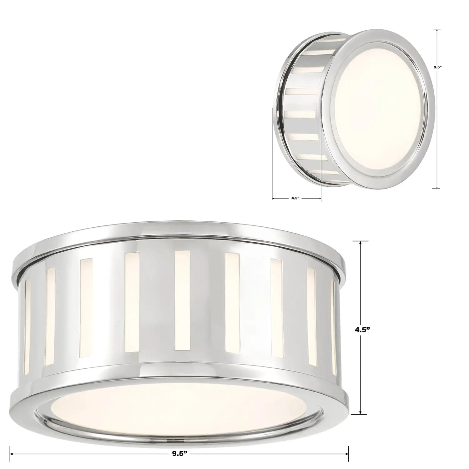 CRYSTORAMA, KENDAL FLUSH MOUNT, FLUSH MOUNT CEILING LIGHTS