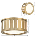 CRYSTORAMA, KENDAL FLUSH MOUNT, FLUSH MOUNT CEILING LIGHTS