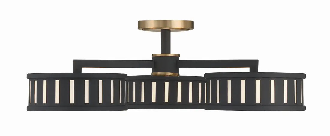 CRYSTORAMA, KENDAL SEMI FLUSH MOUNT, FLUSH MOUNT CEILING LIGHTS