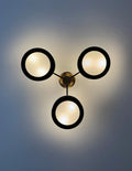 CRYSTORAMA, KENDAL SEMI FLUSH MOUNT, FLUSH MOUNT CEILING LIGHTS