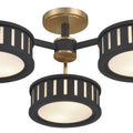 CRYSTORAMA, KENDAL SEMI FLUSH MOUNT, FLUSH MOUNT CEILING LIGHTS