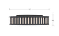 CRYSTORAMA, KENDAL FLUSH MOUNT, FLUSH MOUNT CEILING LIGHTS