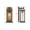 CRYSTORAMA LENDEL OUTDOOR SCONCE
