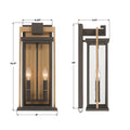 CRYSTORAMA LENDEL OUTDOOR SCONCE