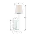 CRYSTORAMA, LENA SCONCE, WALL SCONCES