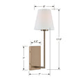 CRYSTORAMA, LENA SCONCE, WALL SCONCES