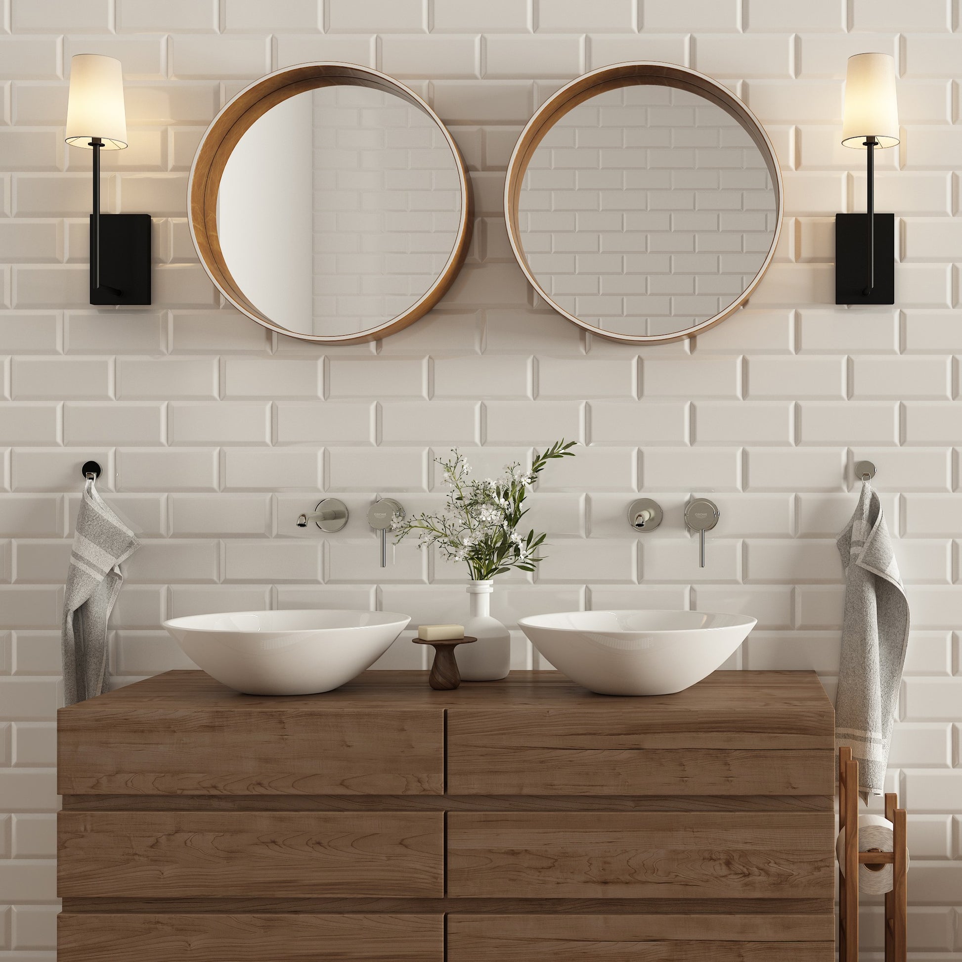 CRYSTORAMA, LENA SCONCE, WALL SCONCES