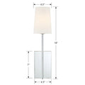 CRYSTORAMA, LENA SCONCE, WALL SCONCES