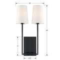 CRYSTORAMA, LENA SCONCE, WALL SCONCES