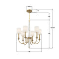 CRYSTORAMA, LLOYD CHANDELIER, CHANDELIER LIGHT