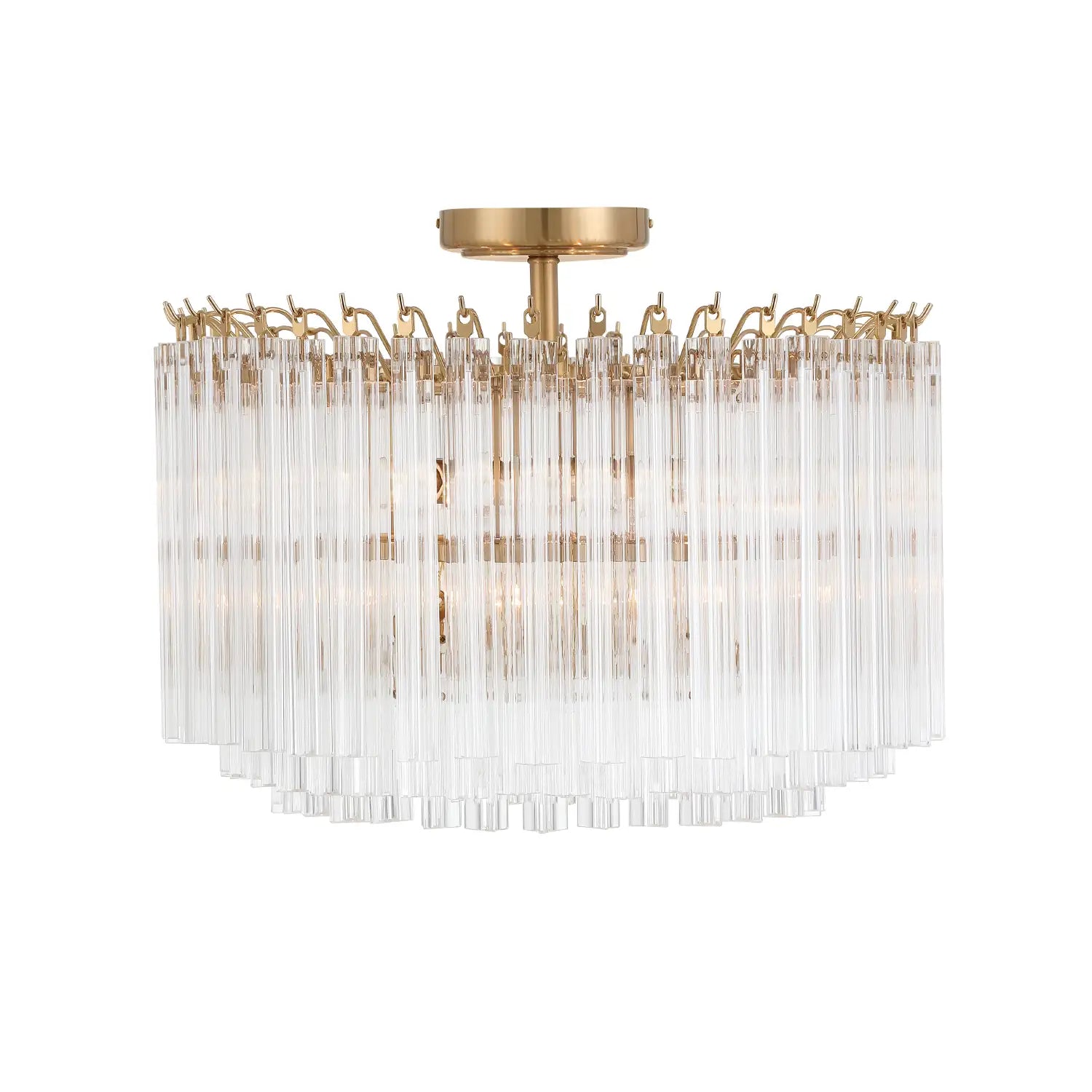 CRYSTORAMA, LOFTON SEMI FLUSH MOUNT, FLUSH MOUNT CEILING LIGHTS
